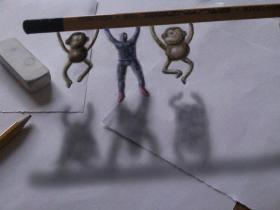 3D Ilūzijas ar zīmuļiem un pildspalvam