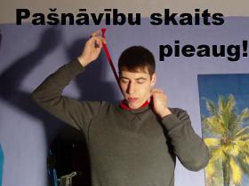 Pašnāvību skaits pieaug!