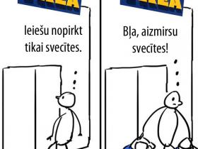 «IKEA» memīšu konkurss: NOSLĒDZIES!
