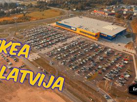 IKEA Latvija celtniecība no pirmās dienas līdz atklāšanai