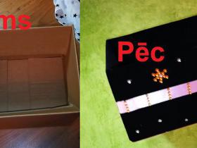 DIY dāvanu kaste.