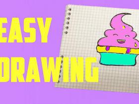 How to draw a cute ice cream