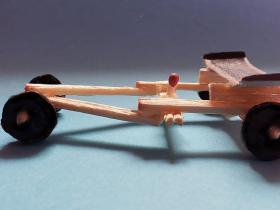 How to Make Amazing Rubber Band Powered F1 Racing Car from Matches