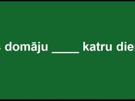 TESTS: Vai Tu proti pareizi lietot vārdus «pa» un «par»?