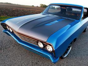 1967 Chevrolet Chevelle Malibu Pro Touring tapšana.
